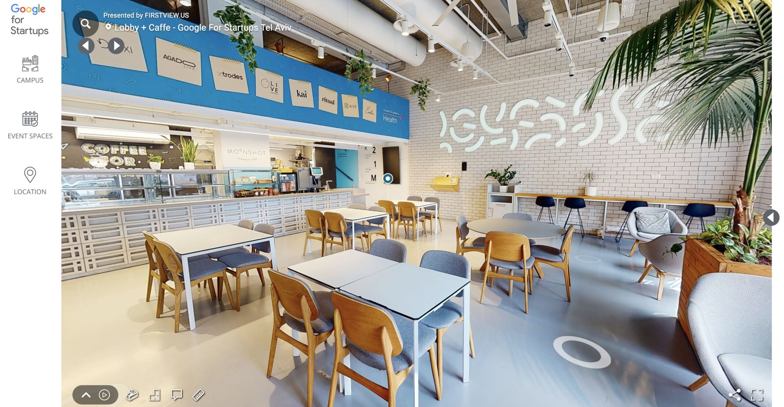 Google for Startups Tel Aviv Campus - Lobby and Café